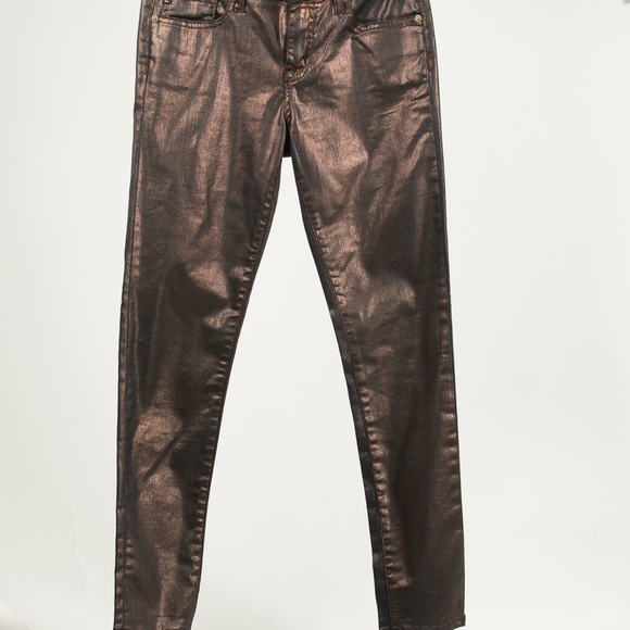 Ladies Shimmery Leggings 28in Inseam 28in Waist - Picture 3 of 4